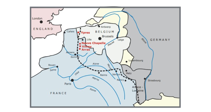 Western front 1915